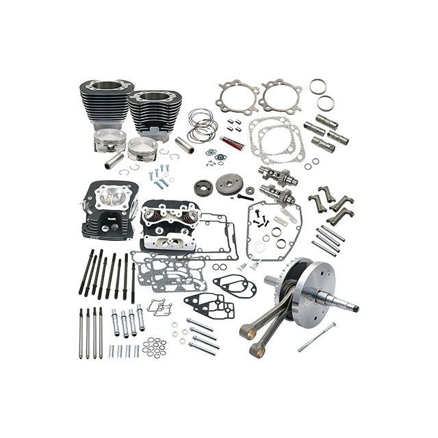 エス＆エス 124” ホットセットアップキット 07-17TC ダイナ/ツアラー S&amp;S