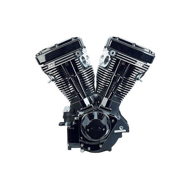 エス＆エス EVOビッグツイン V111 ロングブロックエンジン 84-99y BT ブラック S&amp;S