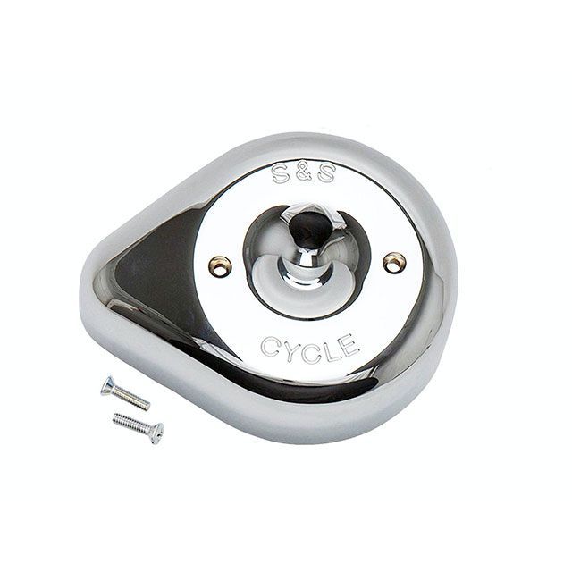 S&S ティアドロップ エアクリーナー クローム 17-0078