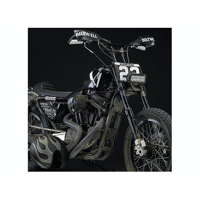 ビルトウェル ハーレー用 MOTOハンドル 配線逃がし穴有り（ブラック） Biltwell_2