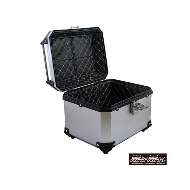 マッドマックス 汎用 バイク用 リアボックス パンドラ パニアケース 45L（シルバー） MADMAX