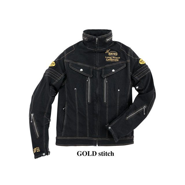 ベイツ SA-D2315 ストレッチデニムジャケット（ゴールドステッチ） サイズ：S BATES バイクの通販は