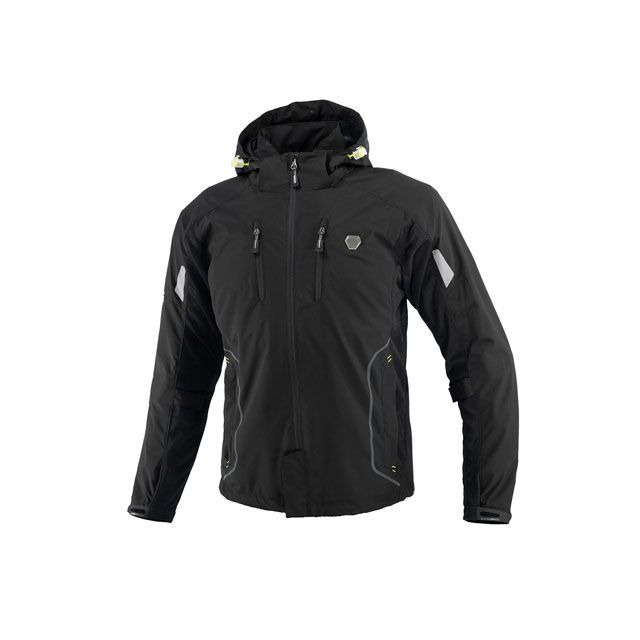 コミネ 2023春夏モデル JK-1123 プロテクトハーフメッシュパーカ ゲンリ（ブラック） サイズ WXL KOMINE