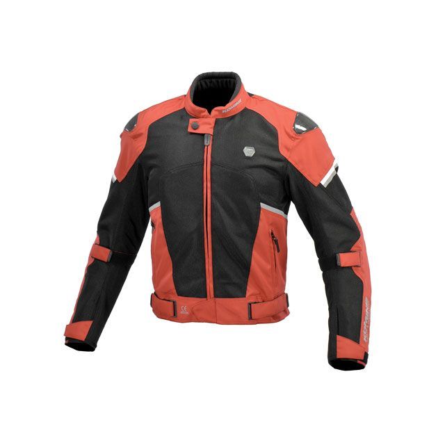 コミネ 2023春夏モデル JK-1573 プロテクトカーボンメッシュジャケット（レッド/ブラック） サイズ WM KOMINE