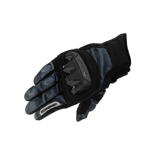 コミネ 2023春夏モデル GK-2203 プロテクトメッシュグローブ（ネオブラックカモ） サイズ L KOMINE