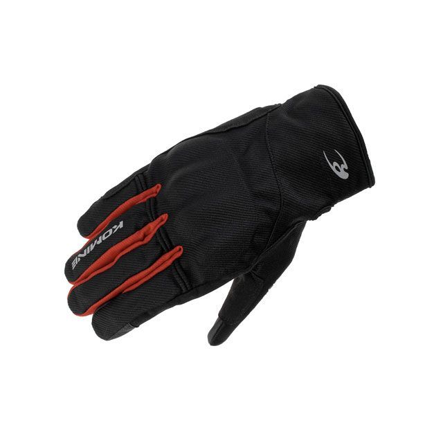 コミネ 2023春夏モデル GK-2583 スーパーフィットプロテクトレイングローブ（ブラック レッド） サイズ XL KOMINE バイクの通販は 6,625円
