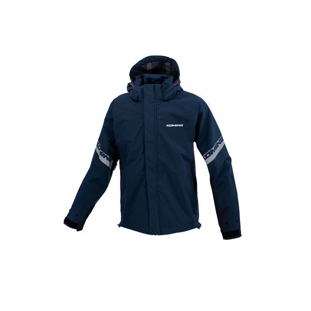 コミネ 2023春夏モデル RK-549 ブレスター3レイヤーレインジャケット（ネイビー） サイズ L KOMINE バイクの通販は 8,371円