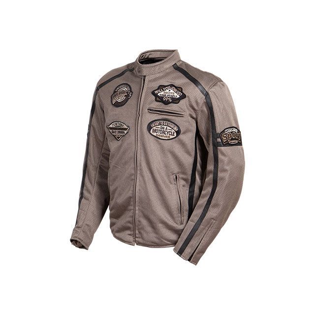 デグナー 2023春夏モデル 23SJ-1 メッシュジャケット（グレー） サイズ XL DEGNER バイクの通販は 24,200円