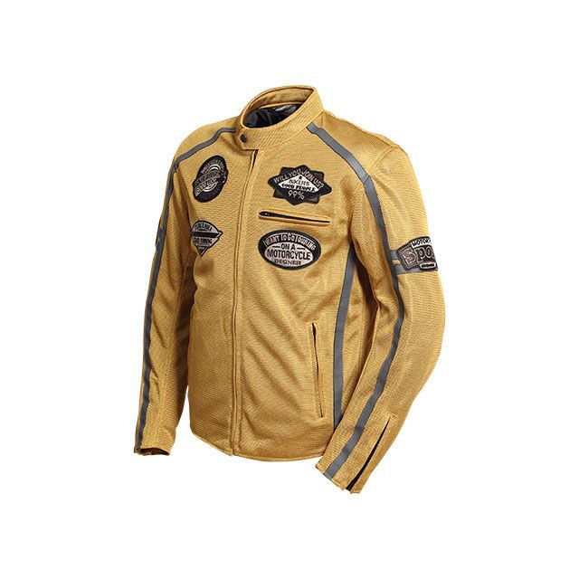 デグナー 2023春夏モデル 23SJ-1 メッシュジャケット（マスタード） サイズ M DEGNER バイクの通販は