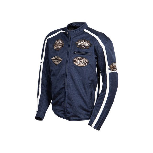 デグナー 2023春夏モデル 23SJ-1 メッシュジャケット（ネイビー） サイズ XL DEGNER バイクの通販は