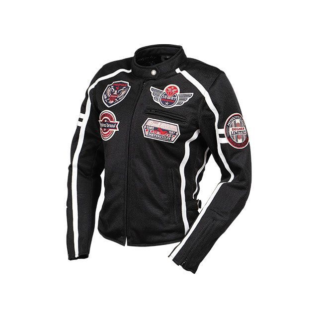 デグナー 2023春夏モデル FR23SJ-8 レディースメッシュジャケット（ブラック） サイズ L DEGNER バイクの通販は