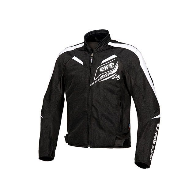 エルフ ライディングウェア 2023春夏モデル EJ-S115 スポルトメッシュジャケット（ブラック＆ホワイト） サイズ M elf riding … 15,287円