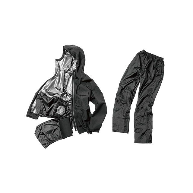 マック AS-933 エアレインフォーシーズンスーツ（ブラック） サイズ M MAKKU キャンプの通販は 5,374円