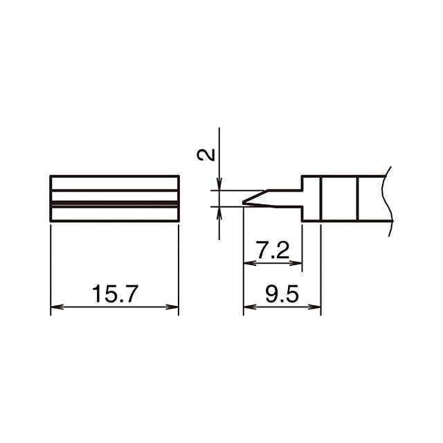 ハッコー T39シリーズ スパチュラ こて先 15.7 T39-SP157 HAKKO