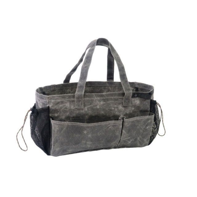 ポストジェネラル PG WAXED CANVAS TOOL BAG RECT GRAY Post General