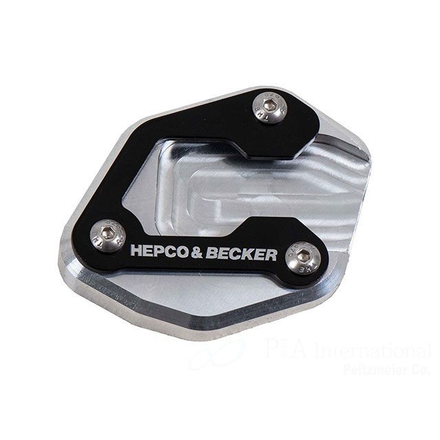 ヘプコ＆ベッカー サイドスタンドエンド（ブラック） HEPCO＆BECKER