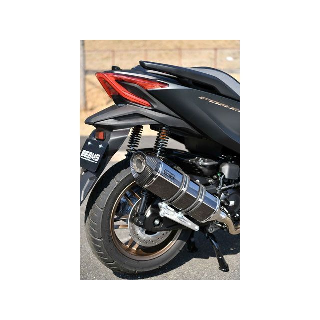 フォルツァ250 MF17 BEAMSマフラー　ビームス　スーパーメタルブラック フォルツァ250 MF17 BEAMSマフラー ビームス スーパーメタルブラック