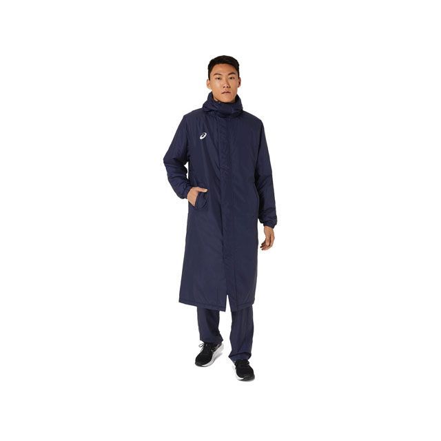 アシックス 2031D539 TEAM C LONG COAT（ピーコート） サイズ XL ASICS
