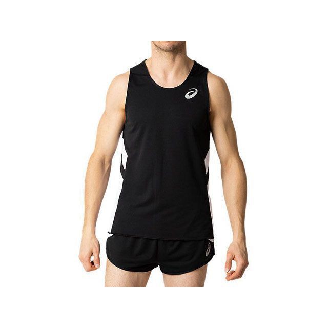 アシックス 2091A124 RUNNING SHIRT（パフォーマンスブラック） サイズ S ASICS キャンプの通販は