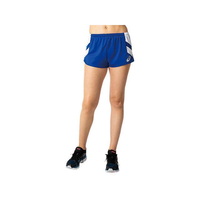 アシックス 2092A087 RUNNING PANT（Aブルー×ホワイト） サイズ M ASICS キャンプの通販は