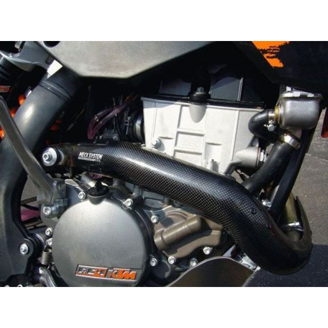 メカシステム Protecting carbon manifold KTM 450/500 EXCF AM