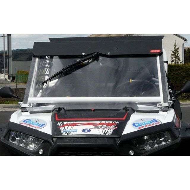 メカシステム RZR 1000 XP 1000 TURBO RALLYE Windscreen for Head FFSA polycarbonat…