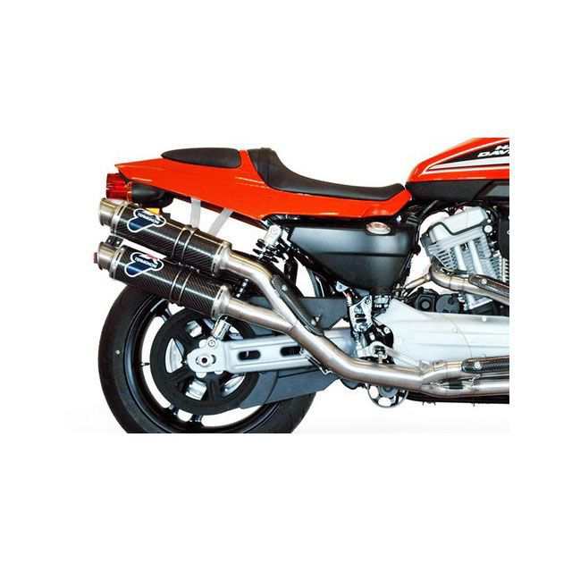 テルミニョーニ XR 1200 R 2X1X2 RACING ラウンド ステンレス スリーブ： カーボン TERMIGNONI バイクの通販は