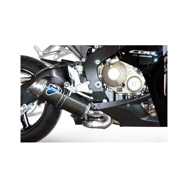 テルミニョーニ CBR 1000 RR 1 サイレンサー STR スリップオン オーバル ステンレス スリーブ： カーボン TERMIGNONI