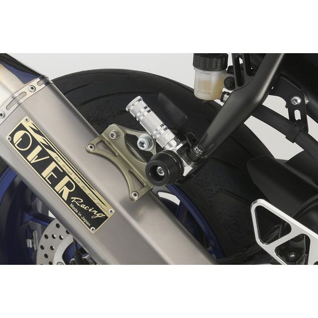 オーバーレーシング YZF-R7 タンデムステップスライダー（シルバー） OVER RACING