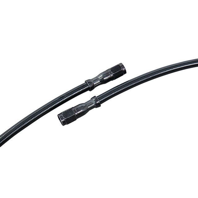 ゴットタッチブレーキ ハーレー用 32in ブレーキライン ステンレスメッシュ（ブラックコート） GOT TOUCH brake system バイクの通販は