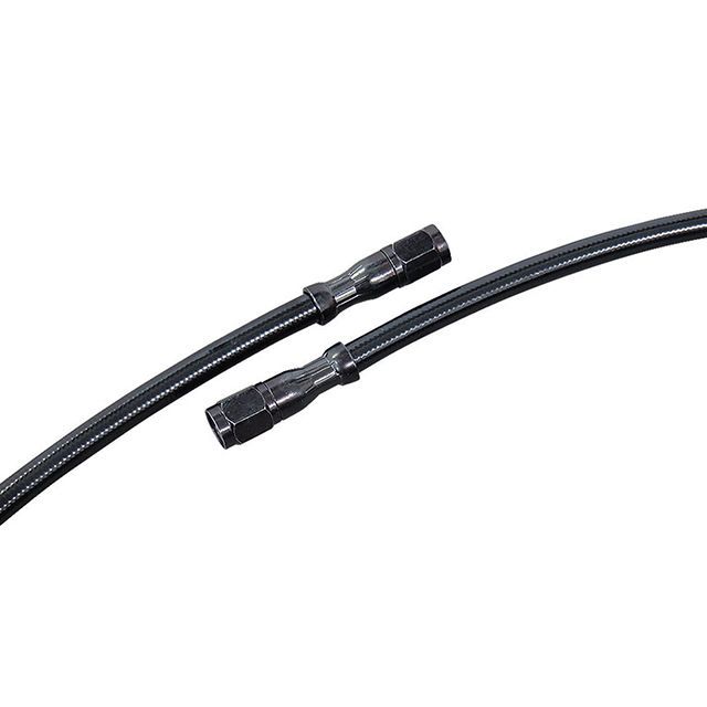 ゴットタッチブレーキ ハーレー用 48in ブレーキライン ステンレスメッシュ（ブラックコート） GOT TOUCH brake system バイクの通販は 7,667円