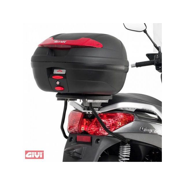 ジビ Citycom 300 トップケースラック ブラック MONOLOCKスーツケース用 GIVI