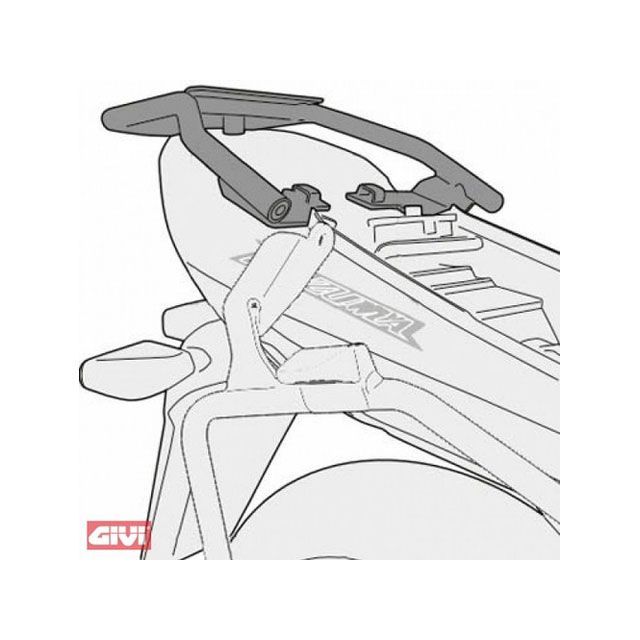 ジビ Inazuma 250 トップケースラック ブラック MONOLOCKスーツケース用 GIVI
