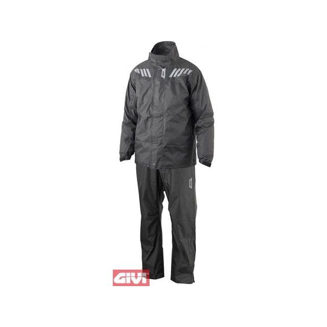 ジビ レインスーツ 2ピース ブラック サイズ XXXL GIVI