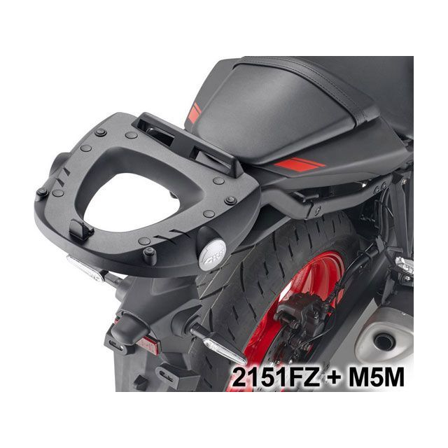 ジビ MT-03 Monolock top case Rear Rack for Yamaha MT-03 20