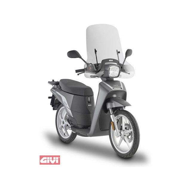 ジビ Windscreen transparent， 470 mm high， 720 mm wide Askoll NGS1-NGS2-NGS3（…