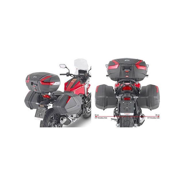 ジビ NC 750 X V35 V37 SIDE CASE HARDWARE GIVI バイクの通販は 28,435円