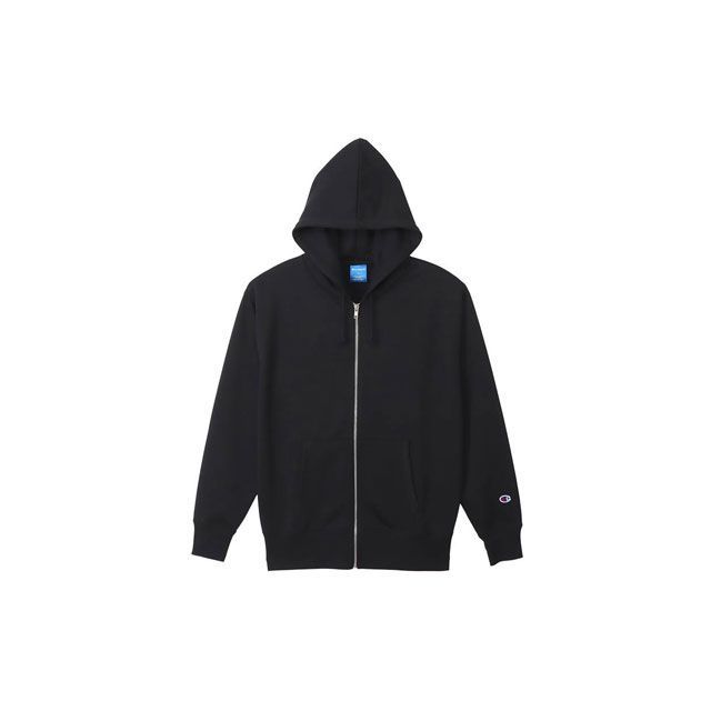 チャンピオン C3-XS160 ZIP HOODED SWEAT（ブラック） サイズ L champion キャンプの通販は