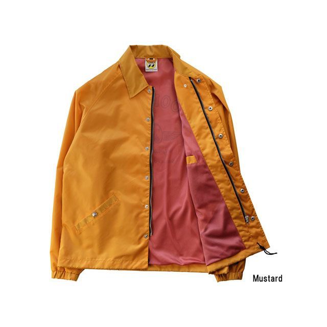 ムーンアイズ OMJ-028 MOONEYES コーチジャケット（マスタード