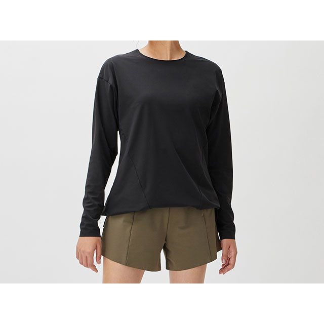 speedo SFW72334 SF E L/S UV TOP（ブラック） サイズ L speedo