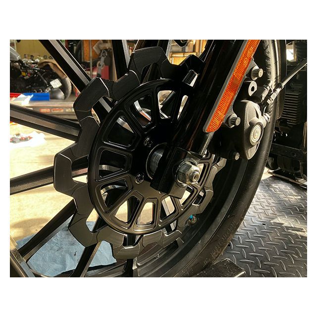 LyndallBrakes BOW-TIE/13SPOKE 11.5in 5mm厚 フロント（ブラック/ブラック） LyndallBrakes_5