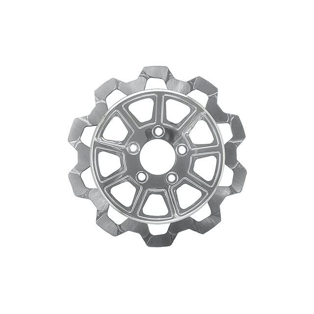 LyndallBrakes BOW-TIE/9SPOKE 11.5in 5mm厚 リア（クローム/クローム