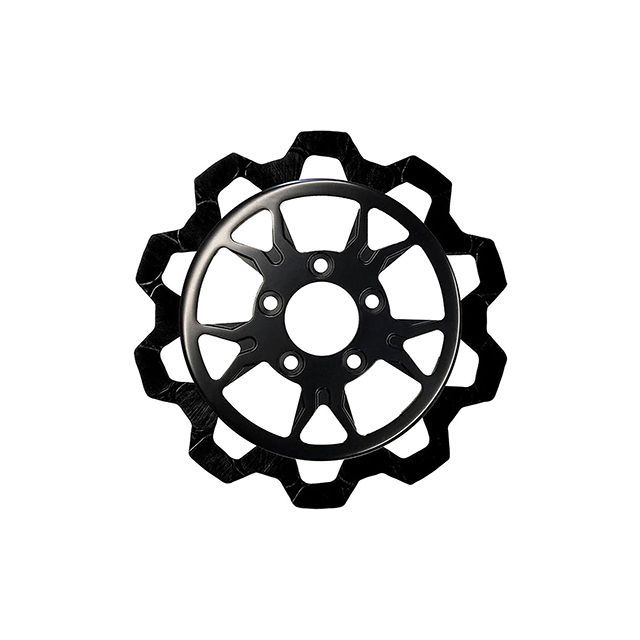 LyndallBrakes BOW-TIE/B-52 11.8in 5mm厚 フロント（ブラック/ブラック） LyndallBrakes バイクの通販は