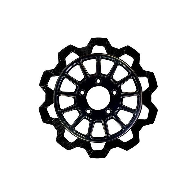 LyndallBrakes V-ROD ツーリング BOW-TIE/13SPOKE 11.8in 7mm厚 リア（ブラック/ブラック） Lyndal…の通販は