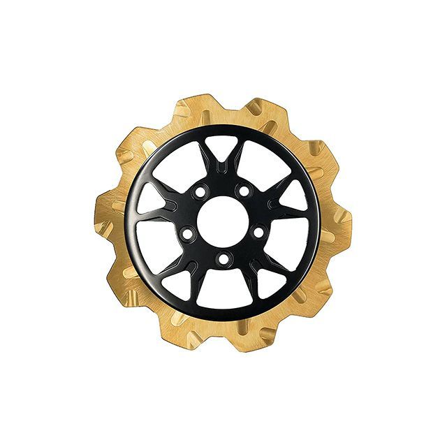 LyndallBrakes CROWN/B-52 11.5in 5mm厚 フロント（ゴールド/ブラック） LyndallBrakes