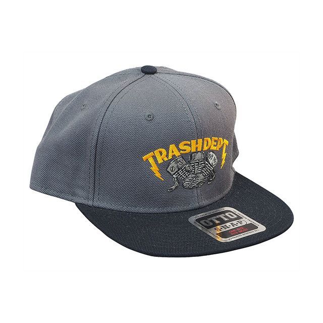 トラッシュデポ オリジナルキャップ（チャコール/ブラック） TRASHDEPT