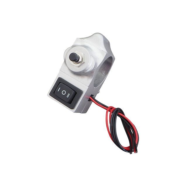 マルコムサプライ ハーレー用 配線外出しタイプ ミリバー用 ミニスイッチボックスキット1穴(ナチュラル) MALCOM SUPPLY バイクの通販は 7,784円