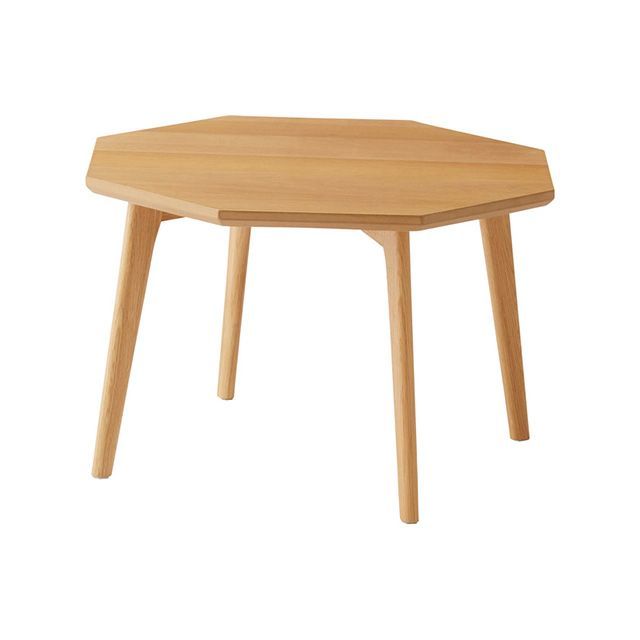 【メーカー直送】東谷 MTK-325NA オクタゴンテーブル（ナチュラル） Azumaya