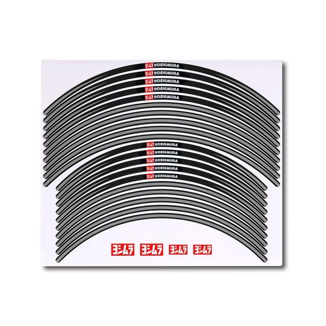 ヨシムラ 汎用 リムステッカーTYPE-A（21/18-19インチ） グレー YOSHIMURA バイクの通販は 5,851円