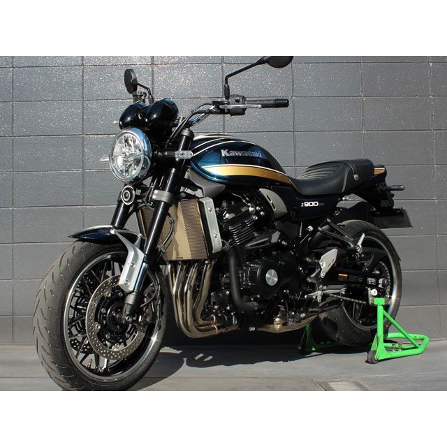 エッチングファクトリー Z900RS（21〜）用 ラジエターガードSGL（ゴールド） 胸章色合い 白いこと ETCHING FACTORY